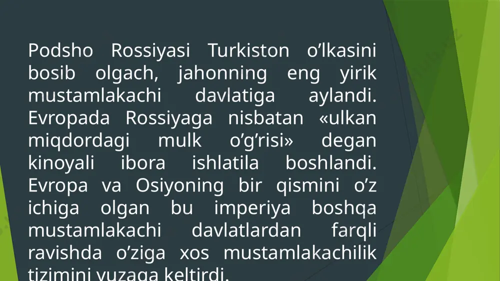 rossiya imperiyasining turkiston dagi ma'uriy boshqaruv tizimi - Page 4