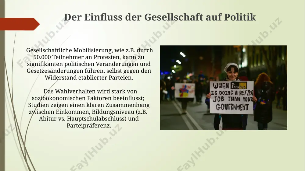 utschland weiterhin ein signifikanter zusammenhang zwischen sozialer herkunft und bildungserfolg, mit einem deutlichen unterschied in abschlussquoten zwischen verschiedenen sozialen schichten. die gini-koeffizienten in deutschland zeigen seit jahren eine steigende einkommensungleichheit, mit werten über 0,3, was auf eine ungleiche verteilung von wohlstand hinweist und soziale spannungen verstärkt. vielen dank für ihre aufmerksamkeit @taqdimot_robot image1.jpg image2.jpg image3.jpg image4.jpg image5.jpg image6.jpg image7.jpg image8.jpg image9.jpg