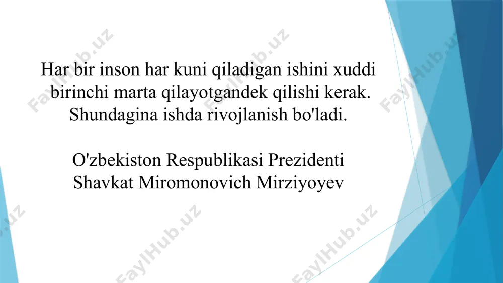 ur tushunishda muhim rol o‘ynaydi. karno mashinasi ikki izotermik va ikki adiabatik bosqichdan iborat to‘rt bosqichli siklni bajaradi. tabiatda o‘z-o‘zidan boruvchi jarayonlarning yo‘nalishi qonuniyatlarini termodinamikaning ikkinchi qonuni ko‘rsatib beradi. termodinamikaning birinchi qonuni sistemada turli energiyalarning ekvivalentligini hamda sistema qabul qilayotgan yoki berayotgan issiqlik, bajarilayotgan ish va ichki energiyaning o‘zgarishi orasidagi bog‘lanishlarni ko‘rsatadi. plank ta’rifi: «birdan-bir natijasi issiqlikni ishga aylantiradigan davriy jarayonni amalga oshirib bo‘lmaydi». buni quyidagicha tushuntirish mumkin. faraz qilaylik, {t} haroratda isitkich va mashinaning silindirida ishchi jism (gaz) berilgan bo‘lsin (1-rasm). ishchi jismga isitkich bergan q1 issiqlik hisobiga a ish bajariladi, ya’ni {q} issiqlikning hammasi ishga sarf bo‘ladi. 1-rasm. issiqlikning ishchi jism orqali ishga aylanishi entropiya formulasi entropiya – sistemaning tartibsizligi o‘lchovi. entropiya ortishi – energiyaning foydali ishga aylanish qobiliyatining kamayishidir. ds = δq/t formulasi orqali entropiyaning o‘zgarishi hisoblanadi. bu yerda δq – issiqlik miqdori, t – harorat (k). kimyoviy potensial fizikaviy kimyo fanining asosiy tushunchalaridan biri bo‘lib, u …