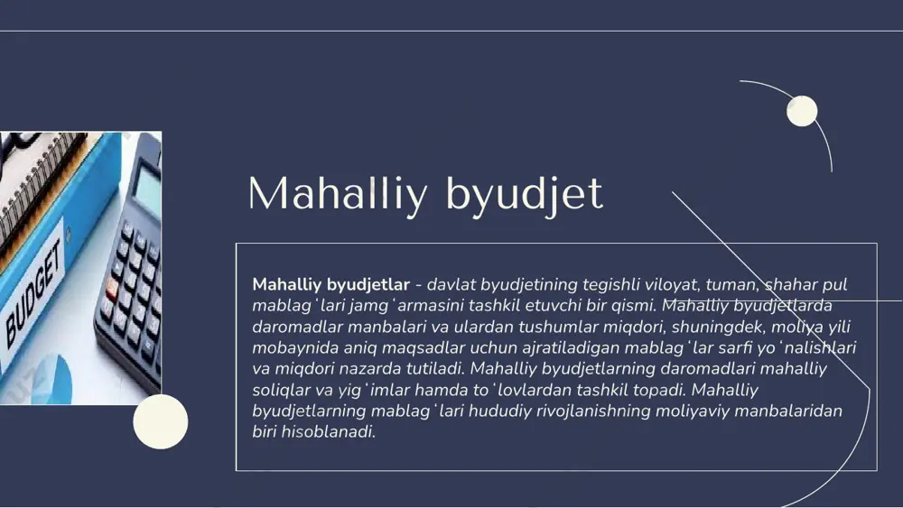 ilgan standartlashtirish va sertifikatlashtirish, topografiya-geodeziya, kartografiya va kadastr, shuningdek geologiya qidiruv ishlari, davlat shaharsozlik kadastrini yuritish xarajatlari, chegaradosh davlatlarga haq evaziga yerdan foydalanish to‘lovi, gidrometeorologiya xizmati muassasalarini saqlab turish xarajatlari; “suv ta’minoti va kanalizatsiya tizimlarini rivojlantirish” jamg‘armasi orqali ichimlik suvi bilan ta’minlash tizimini rivojlantirish bilan bog‘liq xarajatlar. atrof muhit va landshaftning muhofaza qilinishini, biologik xilma-xillikning himoya qilinishini ta’minlash bilan bog‘liq xarajatlar; o‘zbekiston respublikasi vazirlar mahkamasining zaxira jamg‘armasini shakllantirish xarajatlari va boshqa xarajatlar davlat hokimiyati va boshqaruvi organlarini, adliya va prokuratura organlarini saqlab turish xarajatlari, shu jumladan: respublika vazirliklari, davlat qo‘mitalari va idoralari buyurtmachi bo‘lgan markazlashtirilgan investitsiyalarni moliyalashtirish xarajatlari; moliya vazirligi 2023-yilgi davlat budjetini taqdim etdi. hujjat jamoatchilik muhokamasiga qo‘yilmadi. unda yaim 5,3%ga o‘sishi, inflyatsiya darajasi esa 9,5% atrofida bo‘lishi rejalashtirilmoqda. davlat budjeti taqchilligi chegarasi yaimga nisbatan 3% miqdorida belgilandi. 2023 yil uchun davlat budjeti loyihasi va 2024−2025 yillar uchun budjet mo‘ljallari asosiy makroiqtisodiy ko‘rsatkichlar prognozi asosida ishlab chiqilgan. 2023 yilda …