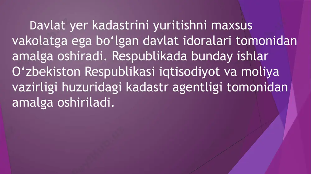 yer kadastrining huquqiy asoslari o’rganish - Page 5