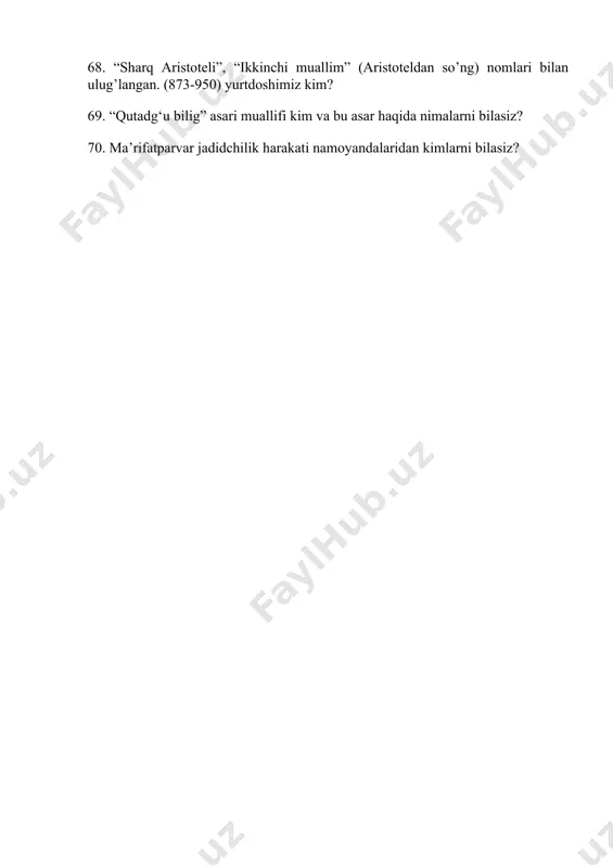 etnopedagogika fanidan savollar - Page 3