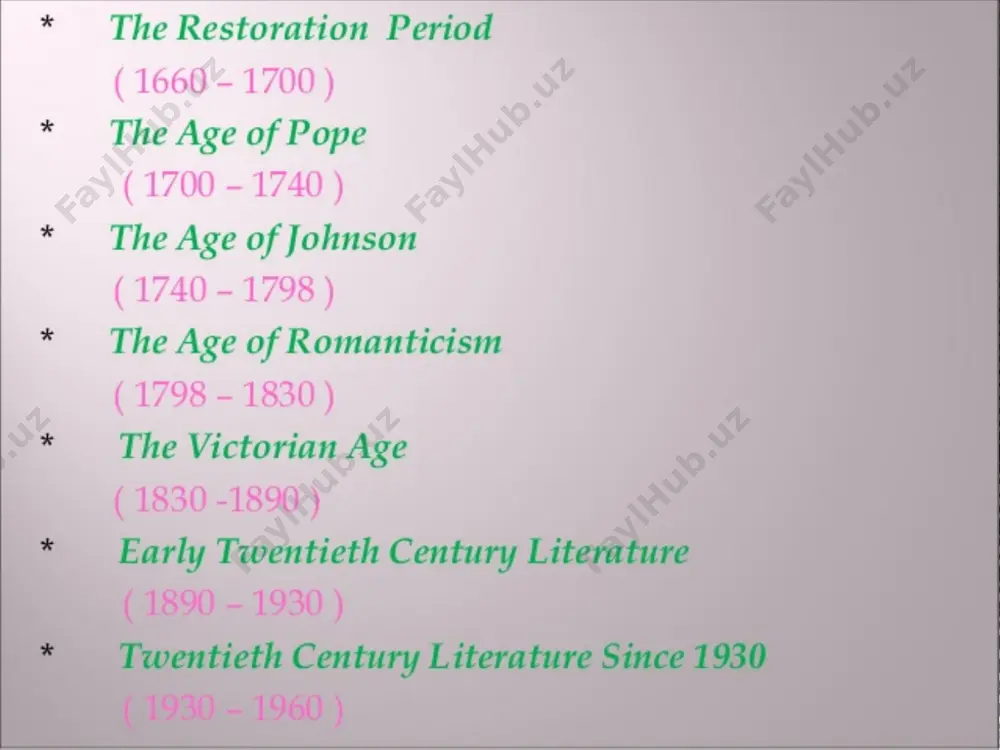 history of english literature - Page 3