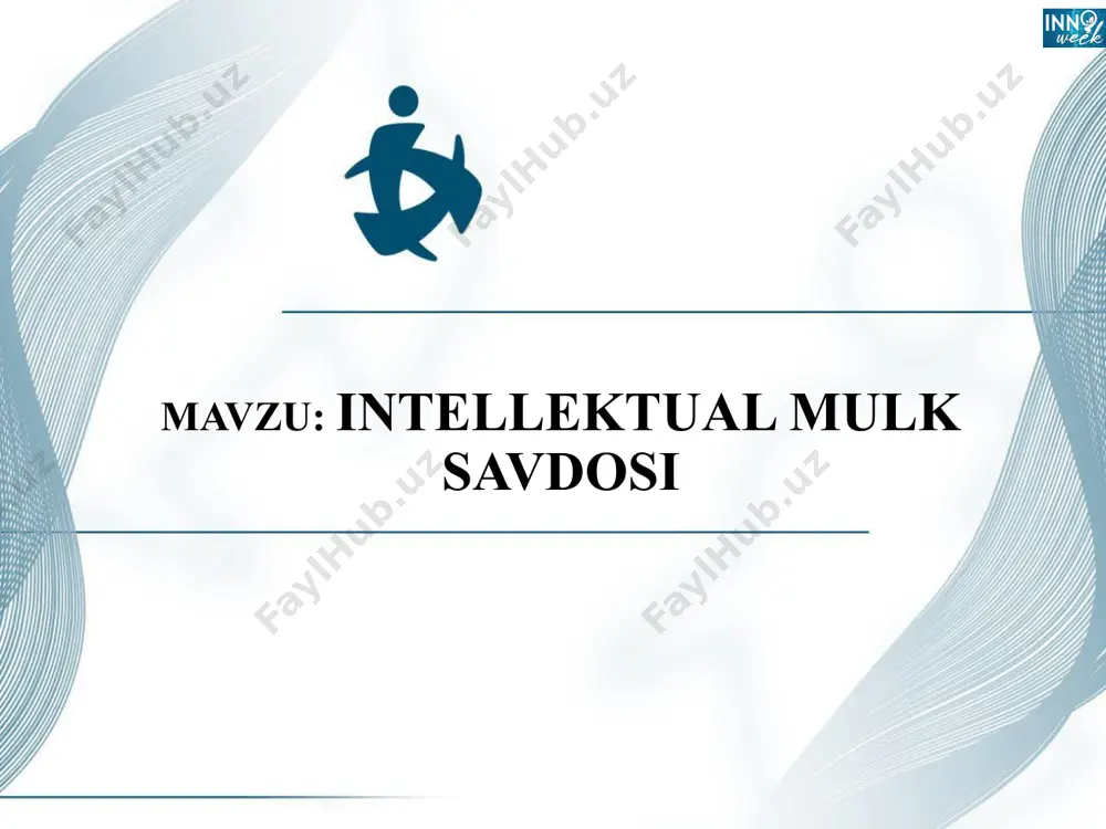 odiy jihatdan – innovatsiyalarni tijoratlashtirish, yangi daromad manbalari yaratish. siyosiy jihatdan – mamlakatlarning ilmiy-texnik salohiyatini oshirish, texnologik mustaqillikni ta’minlash. ijtimoiy jihatdan – ilm-fan rivoji, yangi ish o‘rinlari yaratish, raqobatbardoshlikni kuchaytirish. intellektual mulk obektlari patent ixtiro foydali model sanoat namunasi o’simlik navlari hayvon zotlari guvohnoma tovar belgilari, xizmat ko’rsatish belgilari va tovar kelib chiqqan joy nomlari ehm dasturlari va ma’lumotlar bazasi, mualliflik huquqi asosida yuzaga kelgan ob’ektlar ixtironi patentga layoqatlilik shartlari аgar ixtiro sifatida koʼrsatilgan obʼekt yangi, ixtirolik darajasiga ega va uni sanoatda qoʼllash mumkin boʼlsa, u huquqiy muhofaza qilina¬di. 1. yangiligi аgar ixtiro texnika taraqqiyoti darajasidan maьlum boʼlmasa, u yangi deb hisoblanadi. texnika darajasiga berilgan taʼrif ixtironing jahonda yangiligi tamoyilini aks ettiradi, bunda texnika darajasi ixtiro ustuvorligi belgilangan sanadan oldin jahonda hammaga maʼlum boʼlgan har qanday maʼlumotni oʼz ichiga oladi. ixtiro yangiligini belgilashda, shuningdek, ancha avvalgi ustuvorlik bilan topshirilgan, chaqirib olinmagan talabnomalar ham hisobga olinadi. 2. ixtirochilik darajasi аgar ixtiro …