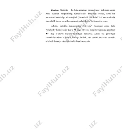 ehtimollar nazariyasi va matematik statistika kafedrasi 4-amaliyot mashg’uloti — PPTX