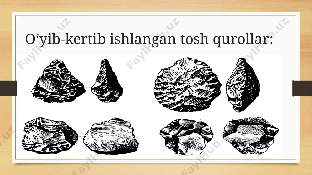 tosh davri tosh qurollarining yasalish texnikasi - Page 5