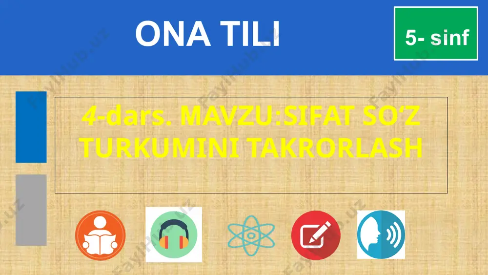 sifat so’z turkumini takrorlash 5-sinf - Page 2