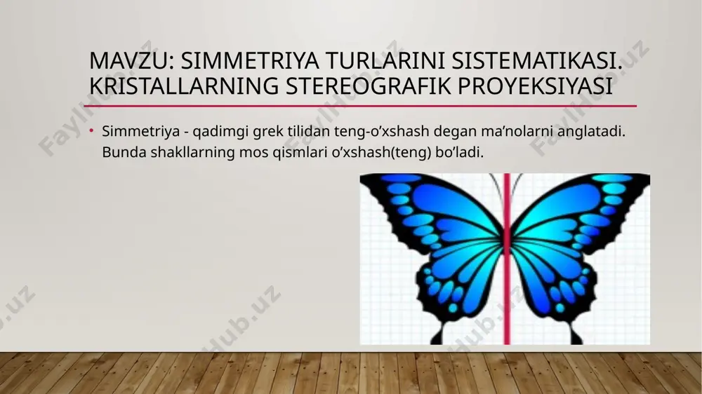 simmetriya turlarini sistematikasi. kristallarning stereografik proyeksiyasi - Page 2