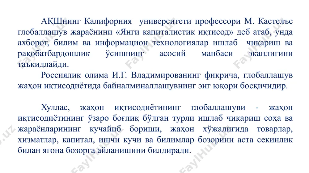 global iqtisodiy rivojlanish - Page 5