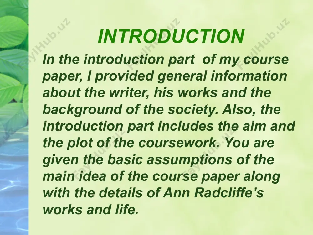 ann radcliffe as a founder of traditions of english gothic fiction - Page 3