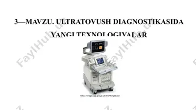 ultratovush to’lqinlari va ularning xususiyatlari — PPTX