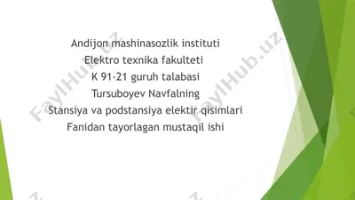 yerga tutashtiruvchi qurilmalar — PPTX