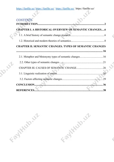 semantic change: types and historical overview — DOCX