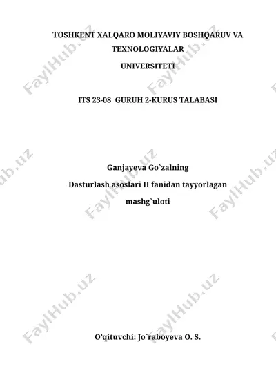 kiritilgan sonning raqamlarini o'zgartirib yangi son hosil qilish — DOC