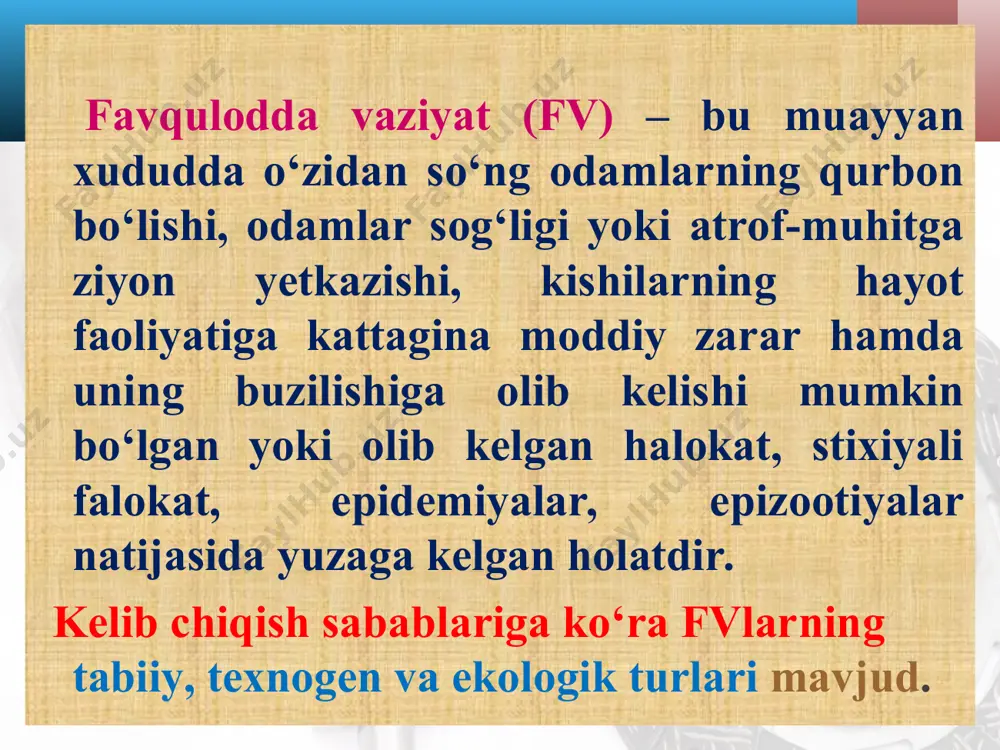 texnogen tusdagi favqulodda vaziyatlar - Page 3