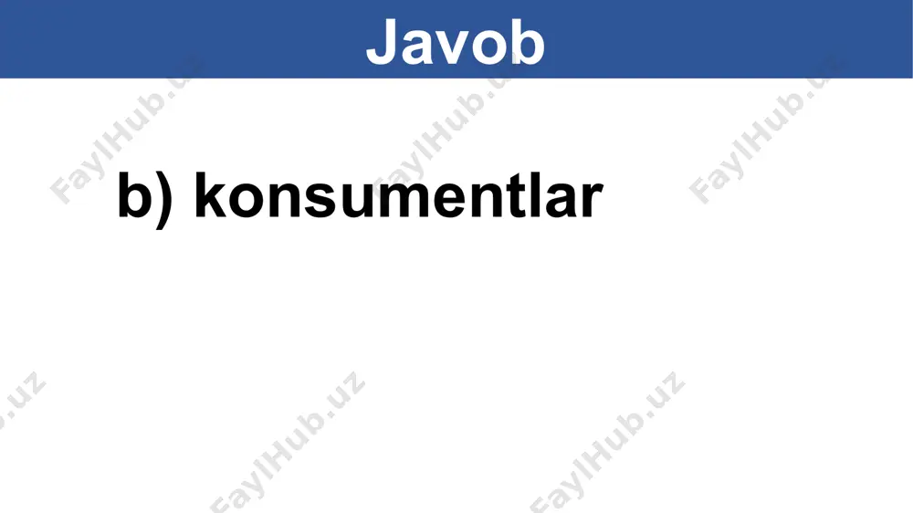 ekosistemaning trofik strukturasi - Page 5