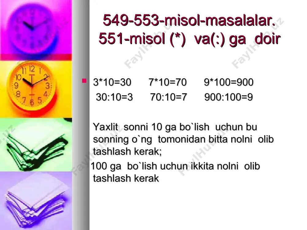 jadvaldan tashqari ko'paytirish 3 sinf - Page 3