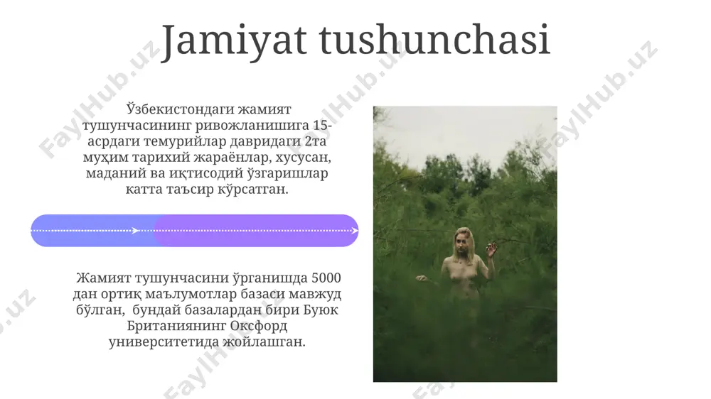 tasidagi munosabatlar inson va jamiyat o'rtasidagi munosabatlar 20-asrning ikkinchi yarmidan boshlab, globalizatsiya jarayonlari ta'siri ostida 3 milliarddan ortiq shahar aholisi bilan murakkablashdi, bu esa ijtimoiy-madaniy muammolarni keltirib chiqardi. markaziy osiyo mamlakatlarida, masalan, o'zbekistonda, 1990-yillardan keyin bozor iqtisodiyoti joriy etilishi inson va jamiyat o'rtasidagi munosabatlarga sezilarli ta'sir ko'rsatdi, yangi ijtimoiy qatlamlar paydo bo'ldi. insonning ijtimoiy taraqqiyotiga ta'siri 20-asrning ikkinchi yarmida axborot texnologiyalari rivoji tufayli, global miqyosda 5 milliarddan ortiq odam internetdan foydalanish imkoniyatiga ega bo'lib, jahon miqyosida madaniy va iqtisodiy almashinuv tezlashdi. 19-asr sanoat inqilobi natijasida buyuk britaniyada shaharlar aholisi 2 barobarga o'sdi, bu esa ijtimoiy tuzilmalarning o'zgarishiga va yangi ijtimoiy muammolar yuzaga kelishiga olib keldi. kelajak uchun istiqbollar 2050-yilga borib, o'zbekistonning 5 ta yirik shahrida, jumladan, toshkent va samarqandda, qayta tiklanuvchi energiya manbalaridan foydalanish 30% ga oshishi kutilmoqda. surxondaryo viloyatida 2030-yilga kelib, 15 ming gektar maydonda zamonaviy sug'orish tizimlari joriy etilishi orqali, qishloq xo'jaligi mahsulotlarining hosildorligi 25% ga ko'tarilishi prognoz …