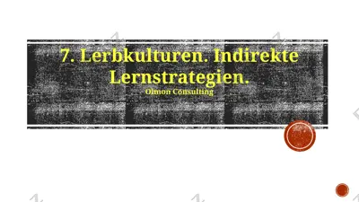 indirekte lernstrategien: analyse und beispiele — PPTX