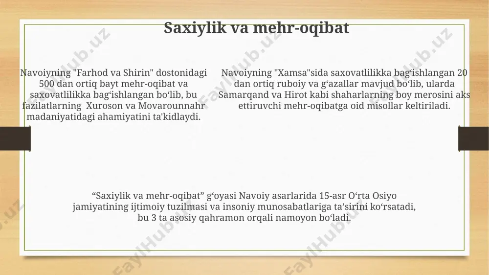 alisher navoiyning hikmatlari – odob-axloq xazinasi - Page 5