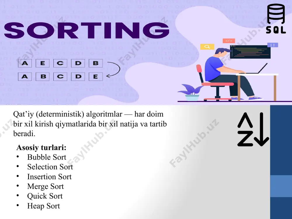 saralashning qat’iy usullari va ularning samaradorligi - Page 3