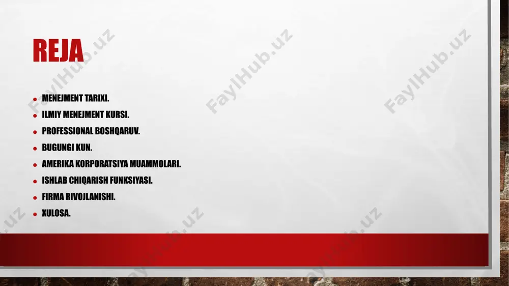 tuzilma menejerga qo'shimcha mas'uliyatni o'z zimmasiga olish imkoniyatini beradi. markazlashmagan tashkiliy tuzilma menejment uning har bir a'zosi mas'uliyatni o'z zimmasiga oladigan, o'z g'oyalari va rejalarini ishlab chiqarishga joriy etish orqali o'z salohiyatini ro'yobga chiqarish imkoniyatiga ega bo'ladigan, pirovardida kompaniyaning gullab-yashnashiga hissa qo'shadigan muhitni yaratishga hissa qo'shadi. ishlab chiqarish funksiyasi bir necha o'n yillar oldin ishlab chiqarishni tashkil etish kabi funktsiya qo'shma shtatlarda mehnat unumdorligining o'sishini ta'minlashning asosiy vazifasi sifatida belgilangan edi. hozirgi vaqtda ushbu mamlakatning qiyinchiliklarini aynan korporatsiyalarning mavjud tashkiliy shakllari tashkil etadi. kichik va tashkiliy jihatdan sodda sanoat kompaniyalari misolida menejerlar tomonidan kompaniyaning salohiyatidan, barcha turdagi resurslardan foydalanishini aniq ko'rish mumkin. yuqori daraja sifatni qabul qilish va o'z vaqtida qabul qilingan qarorlar va hokazo, bu esa korxonaning gullab-yashnashi va o'sishiga olib keladi. firma rivojlanishi firma keng miqyosda rivojlanib borar ekan, bu afzalliklar yo'qoladi. harakatlarni muvofiqlashtirishda qiyinchiliklar paydo bo'lishi bilan boshqaruv apparati hajmi oshadi. biznes ekspertlarining fikricha, markazlashgan quvvatning rivojlanishi …