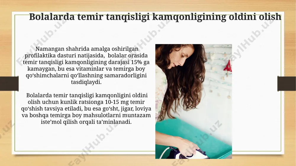 temir yetishmasligi anemiyasi va profilaktikasi - Page 5