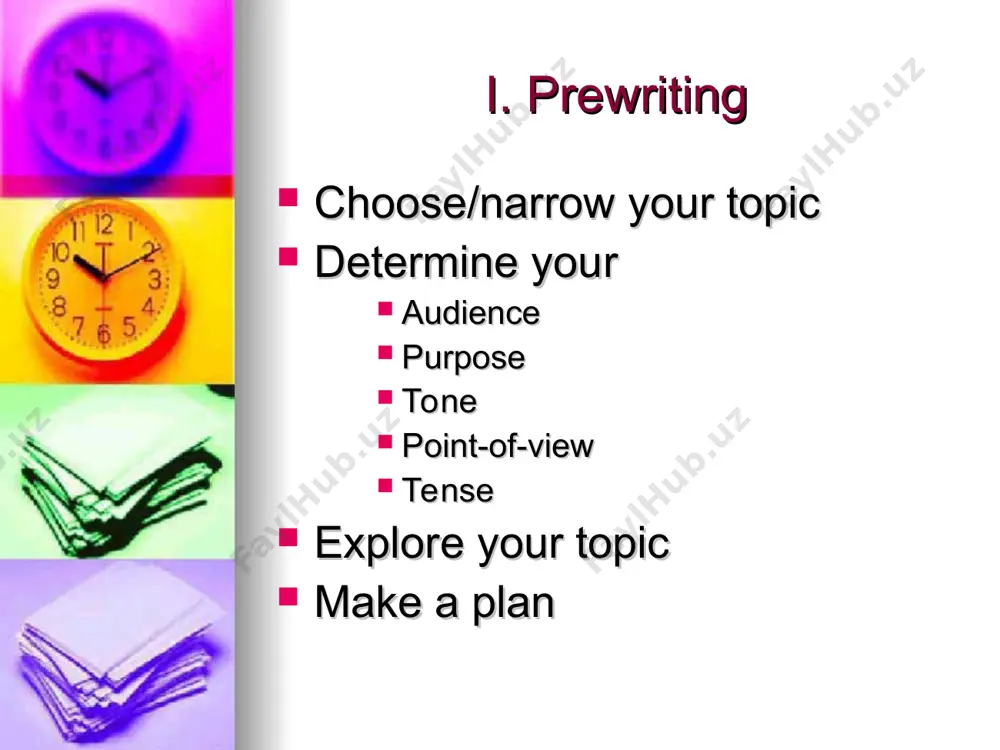 on marks,” underlined, or italicized be followed by a period titles, continued capitalization rules for titles: always capitalize the first letter of the first word and the last word. capitalize the first letter of each “important” word in between the first and last words. do not capitalize articles (a, an, the) do not capitalize coordinating conjunctions (and, but, or, etc.) do not capitalize prepositions (on, at, in, off, etc.) effective vs. ineffective titles topic: cheating in college effective titles: cheaters never win! cheating in higher education why do students cheat? ineffective titles: don’t do it! cheating students cheat for many different reasons. writing a draft basics of a good draft: has a fully developed introduction and conclusion has fully developed body paragraphs, each containing a topic sentence, at least two examples, and detailed support follows standard structure and uses complete sentences write your introduction your introductory paragraph should do the …