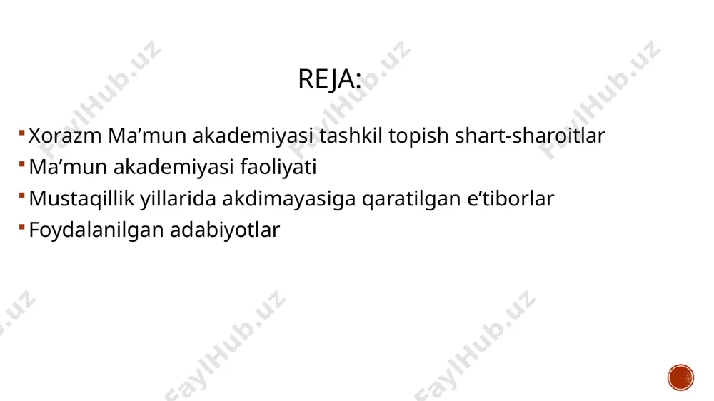 azmiy, tabib abulfaraj ibn hindu sheʼriyatda yuksak mahoratga erishganlar. xorazm tarixi, dinlari, taqvimi, bayramlari, urfodatlari, yozuvi, milliy qadriyatlari haqidagi qimmatli maʼlumotlar ularning faoliyati tufayli bizgacha yetib kelgan oʻzbekiston respublikasi prezidentining «xorazm maʼmun akademiyasini qaytadan tashkil etish toʻgʻrisida»gi farmoni (1997-yil 11 noyabr) oʻzbekistonning ilmiy salohiyatini yuksaltirish, uning jahon ilmiy hamjamiyatidagi oʻrnini mustahkamlash, mintaqalarda fanni yanada rivojlantirish hamda isteʼdodli va fidoyi olimlarni qoʻllabquvvatlash, yuqori intellektual muhit yaratishdagi milliy anʼanalarni rivojlantirishda quyilgan muhim qadam buldi. 1997-yil noyabr oyida akademiyaning tarkibida arxeologiya, tarix va falsafa, til va adabiyot, biologiya muammolari boʻlimlari tashkil qilinib, 9 ilmiy mavzu boʻyicha ilmiy tadqiqotlar olib borildi. 2003-yildan boshlab akademiyada 2 fundamental va 8 amaliy dasturlar boʻyicha 58 xodim, shu jumladan, 2 akad., 8 fan doktori va 24 fan nomzodlari ilmiy izlanishlarni amalga oshirmoqda. oʻzbekiston respublikasi vazirlar mahkamasining 2004-yil 9 noyabrdagi qaroriga muvofiq, 2005-yilda x.xorazm maʼmun akademiyasining 1000-yilligi nishonlanishi belgilandi. ushbu akademiya birinchi prezident islom karimovning 1997-yil 11-noyabrdagi farmoniga muvofiq …