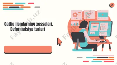 qattiq jismlarning xossalari. deformatsiya turlari — PPTX