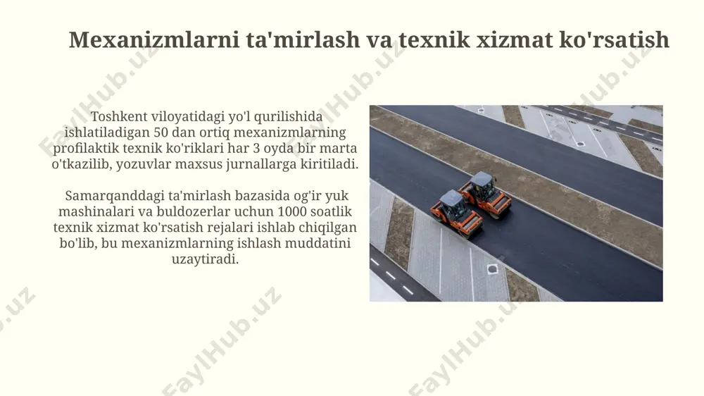 yo‘l poyini qurishda etakchi mexanizmlarni tanlash asoslari - Page 5