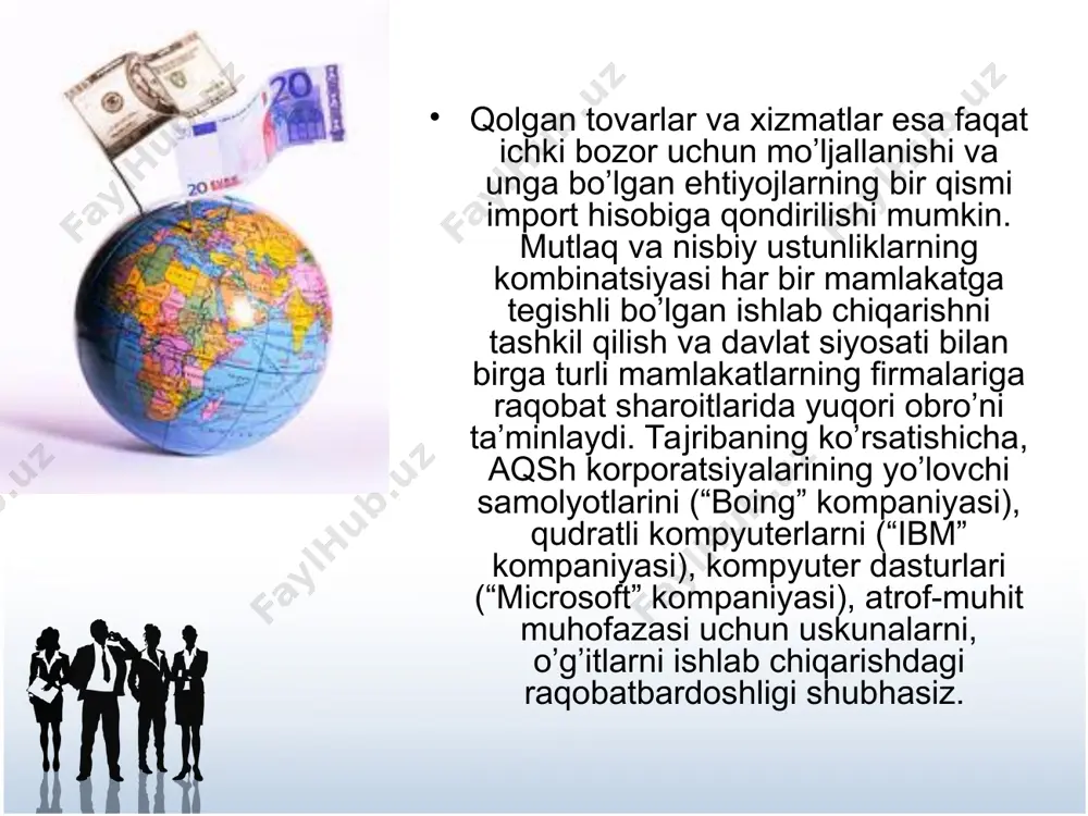 materiallarini o’rganish ta’lim oluvchilarga dunyoda xalqaro menejment rivojlanishining quyidagi asosiy yo’nalishlarini ko’rsatib beradi: - bo’ysunuvchilarga yuklanadigan javobgarlik ulushining ortishi; - iste’molchilarning hohish-istaklariga e’tiborni kuchaytirish; - firmalar faoliyatida marketing rolini oshishi; - ishlab chiqarish texnologiyasini uzluksiz takomillashtirish hamda mahsulot va xizmatlar assortimentini yangilash; - qisqa muddatli natijaga va uzoq muddatli maqsadlarga ega tadbirlarni aniq ajratilishi; - milliy manfaatlarga rioya qilish. xorijiy tadbirkorlik sharoitlarida yuqori tavakkalchilik “tadbirkorlik” atamasi keng ma’noda firmani tashkil qiluvchi yoki uni boshqaruvchi shaxslarning tavakkalchilikka tayyorligining alohida jihatlari majmui sifatida aniqlanadi. “tadbirkorlik” so’zi inglizcha “entepeneurship” yoki fransuzcha “entrependre” so’zidan kelib chiqadi va “imkoniyatlarni amalga oshirish, qo’llash yoki novatorlik faoliyati, yoxud korxona tuzish yo’li bilan ehtiyojlar va istaklarni qondirish” ma’nolarini anglatadi. tadbirkorlik faoliyati asosan ikki turga bo’linadi: klassik tadbirkorli, bunda biznes kompaniya yoki firma ixtiyoridagi resurslardan eng yuqori natijaga erishish faoliyatining asosi deb qaraladi. innovatsion tadbirkorlik. tadbirkorlikka iqtisodiyotdagi yangicha yo'nalish, yangi korxonalar ochish asos bo'lib, tub maqsadlarni belgilaydi. innovatsion tadbirkorlik. …