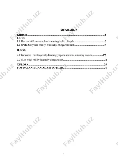 davlatchilik tariximizning yodgorliklari — DOCX