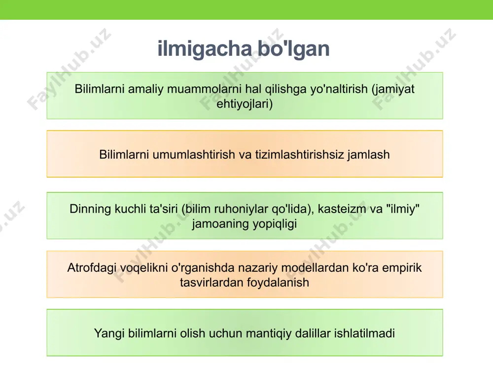 da yozuv sistemasi paydo bo’lganidek shumer yozuvi ham dastavval surat yozuv tariqasida vujudga kelgan, bunda ayrim surat belgilar aytilmoqchi bo’lgan so’zni rasm bilan ifoda etgan. mesopotamiyada yashagan qadimgi xalqlarning matematika sohasidagi bilimlarining asosi eng qadimgi shumeriylar zamonida yaratilgan, jumladan asosi 5, 6, 10 sonlari hamda ularning ko’paytmalari 30 va 60 bo’lgan sanoq sistemalari ham o’sha qadimgi shumeriylar zamonida maydonga kelgan qo’l panjasiga qarab sanash, ya’ni birdan beshgacha sanash hisoblashning eng oddiy usuli bo’lgan. astronomiya vaqtni hisoblash zaruriyati kalendar sistemasining belgilanishiga sabab bo’lgan shu bilan birga, har bir sutka 12 soatga va har bir soat 30 minutga bo’lingan. shunday qilib, sutka 12 ta katta va 360 ta kichik bo’lakka bo’lingan. bu esa bobil matematikasi, astronomiyasi va kalendari sistemasiga asos qilib olingan oltilik sanoq sistemasiga mos keladi. medisina va veterinariya sohasida ham sekin-asta bilimlar ham to’plana borgan. bobil medisinasi xammurapi zamonidayoq maxsus tarmoqlarga- xirurgiya, ko’z og’riqlarini davolash va hokazolarga bo’lingan. anatomiya juda …