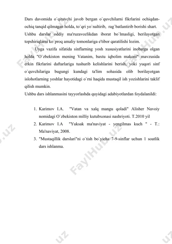 mustaqillik darslari 5-sinf - Page 5