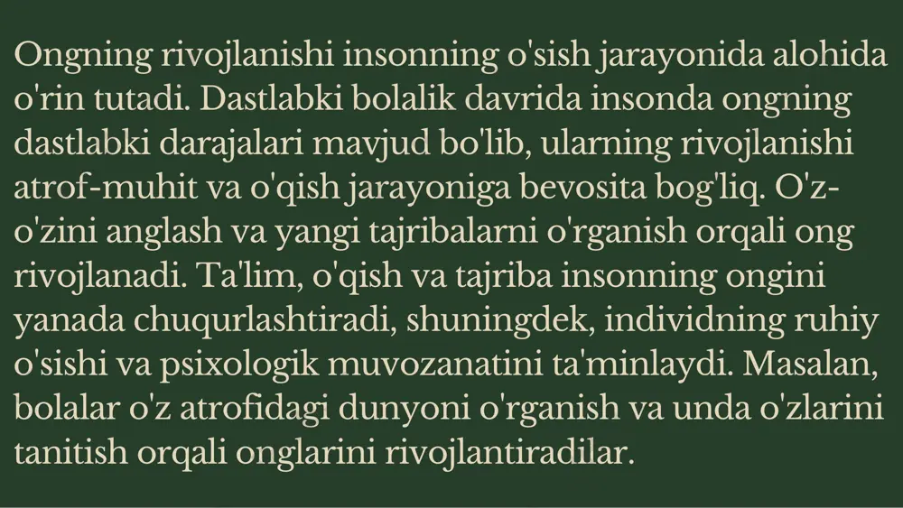 ong taraqqiyoti va ongsizlik - Page 5