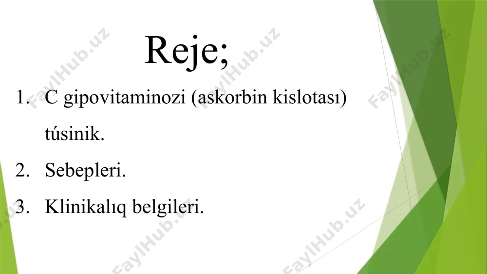 c gipovitaminozi (askorbin kislotası) - Page 2