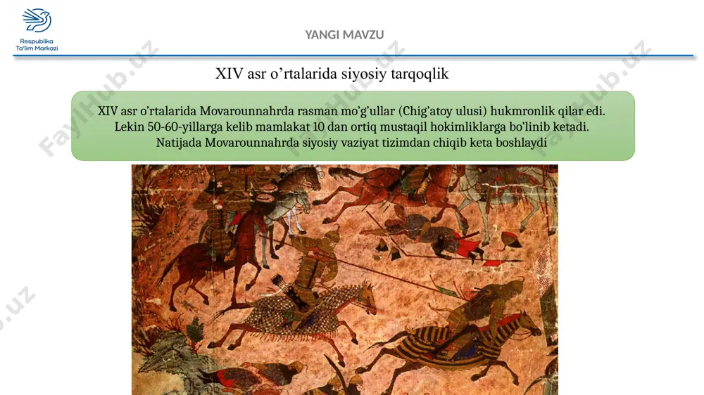 xiv asr o’rtalarida siyosiy tarqoqlik - Page 4
