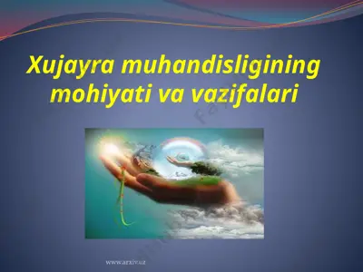 xujayra muhandisligining mohiyati va vazifalari — PPTX