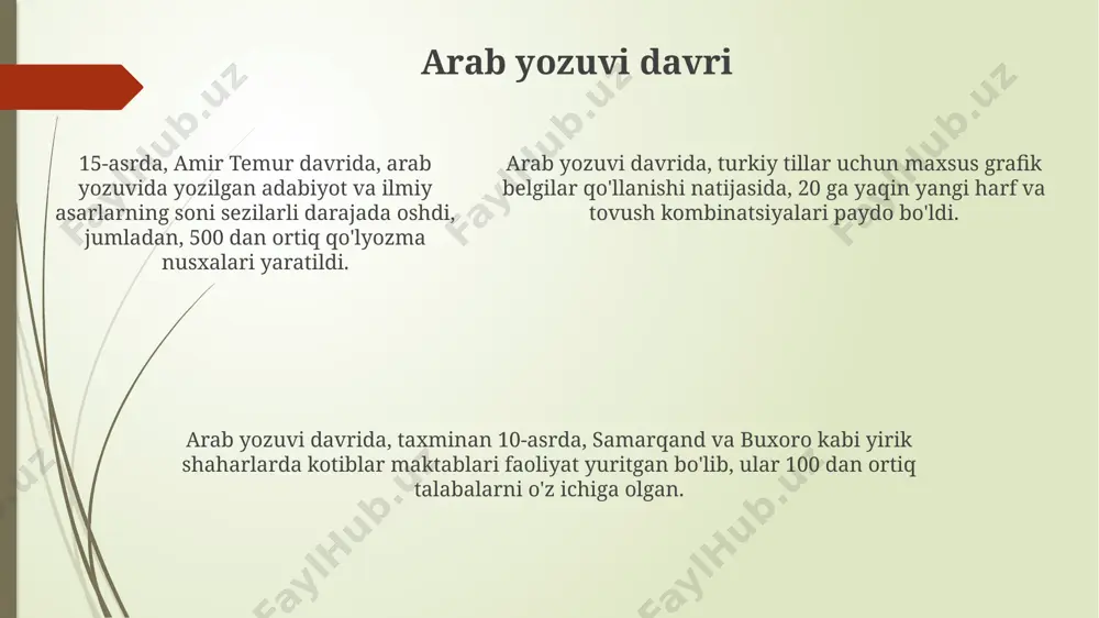 oʻzbek tilining yozuv tizimlari taraqqiyoti - Page 5