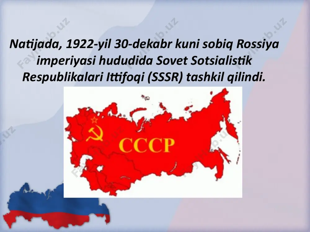 hish bo‘ldi. 1930-yillari jahonda yuz berayotgan jarayonlar sssr xavfsizligiga katta tahdid solayotgan edi. 1931–1932-yillari yaponiya manchjuriyani bosib olib, ikki davlat o‘rtasida keskinlikni yuzaga keltirdi. 1922-yili imzolangan rapallo shartnomasidan so‘ng sovet ittifoqi bilan germaniya o‘rtasidagi munosabatlar yaxshilanib bordi. natijada 1939-yil 23-avgust kuni moskvada sssr va germaniya o‘rtasida o‘zaro hujum qilmaslik to‘g‘risidagi shartnoma (molotov – ribbentrop pakti) imzolandi. shartnomaga ilova qilingan maxfiy protokolda sssrning geostrategik manfaatlari chegarasi aniqlandi. image3.jpeg image4.jpeg image5.jpeg image6.jpeg image7.emf image8.jpeg image9.emf image10.jpeg image11.emf image12.jpeg image13.emf image14.jpeg image1.jpeg