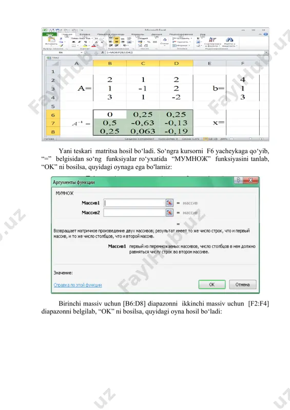 chiziqli algebraik tenglamalar tizimi yechimi - Page 4