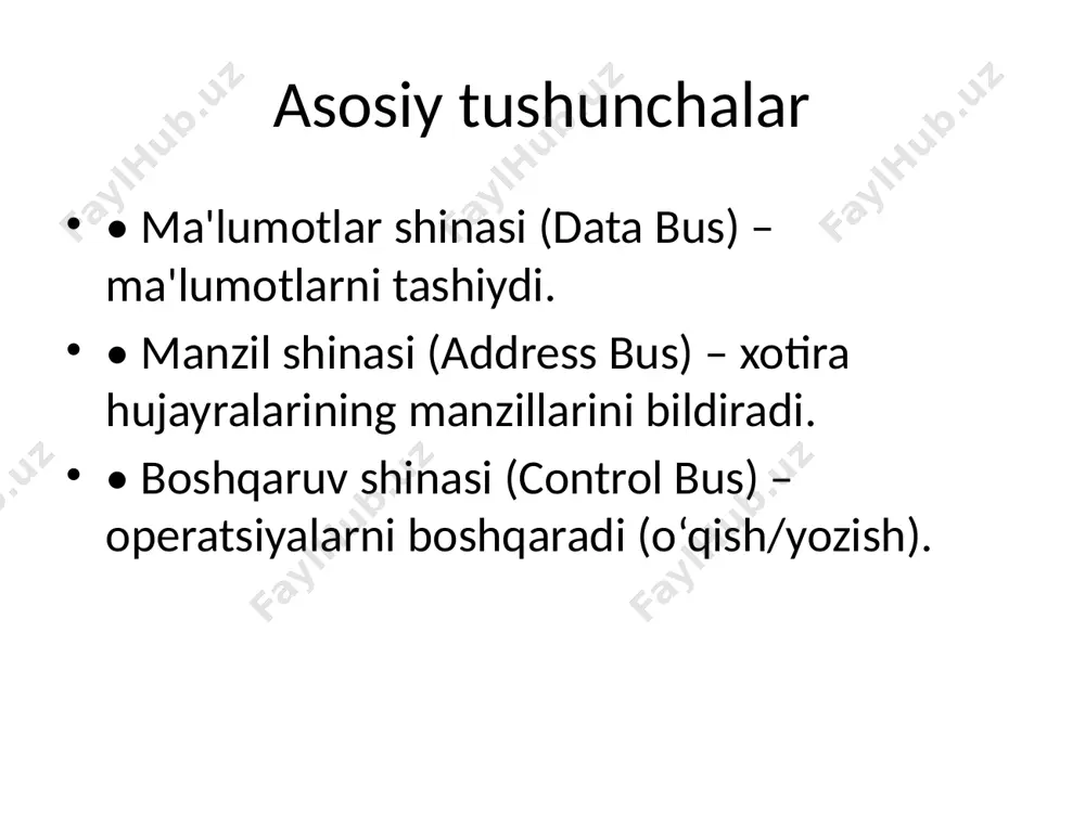 mikroprotsessorlar xotirasida ma'lumotlar almashinuvi - Page 3