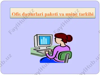 ofis dasturlari paketi — PPT