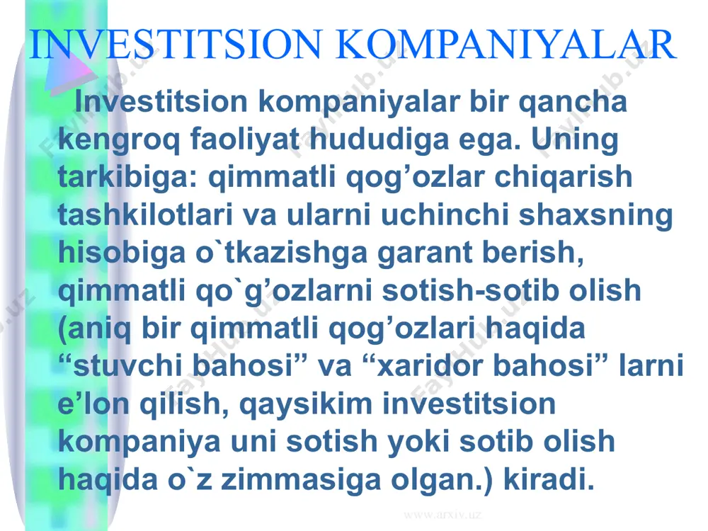 i (“visa”, “master kard”, “evropay”; rossiyada “sts kard”, “yunion kard”, “zolotaya korona” v.b.). shu bilan birgalikda bir bankning o`zi ham bir necha xil sistemalarning kartalarini emissiya qilishi mumkin, qachonki ularning vakili yoki hamkori sifatida. www.arxiv.uz www.arxiv.uz yo`l cheklari emitentlari y`ol cheklarini emissiya qilish va ular bilan muomala qilishda ham yuqoridagiga analogik vaziyat kuzatiladi. yo`l cheki (traveller’s cheque) – bu to`lov hujjati bo`lib, nosavdo xarakteridagi xalqaro to`lovlarni (bashqacha qilib aytganda, valuta) amalga oshirishda ishlatiladi, ammo ba’zi bir mamlakatlar (aqsh, kanada) da tovar va hizmatlar uchun naqd pulsiz to`lov vositasi sifatida ham ishlatiladi. yo`l cheklarining emitentlari sifatida banklardan tashqari turli xil kredit moliya institutlari, turistik organizatsiyalar, plastik kartalarniki kabi maxsus yo`l cheki emitentlari (“tomas kuk”, “amerikan express” v.b.) bo`lishi mumkin. yo`l cheklari emitentlari orasida qattiq raqobat borib, buning natijasida hozirda standartlashgan yo`l cheklari chiqaruvchi emitentlarning birlashuvlari va emitentlarning asotsatsiyar tashkil qilishga harakatlari kuchayib bormoqda (masalan, “master kard”, “visa”). rossiyada bu biznes bilan …