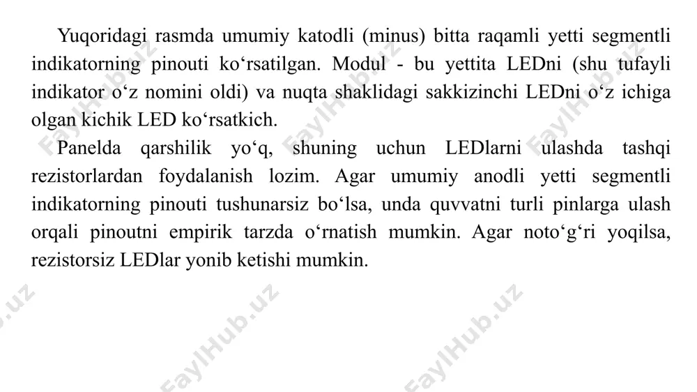 yettisegmentli birxonali ko'rsatqich - Page 5