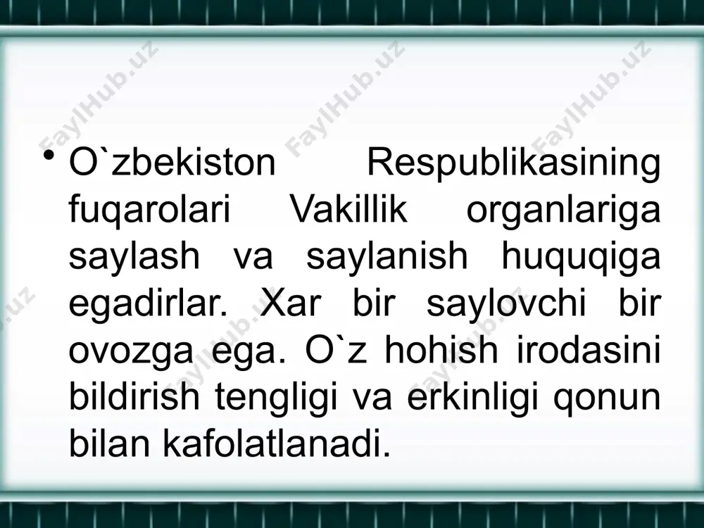 o'zbekiston respublikasi saylov tizimi - Page 4