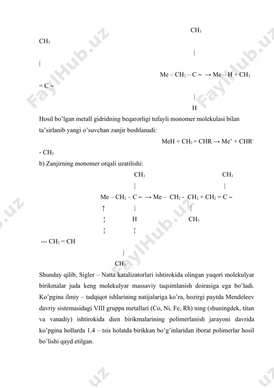 koordinatsion ionli polimerlanish - Page 4