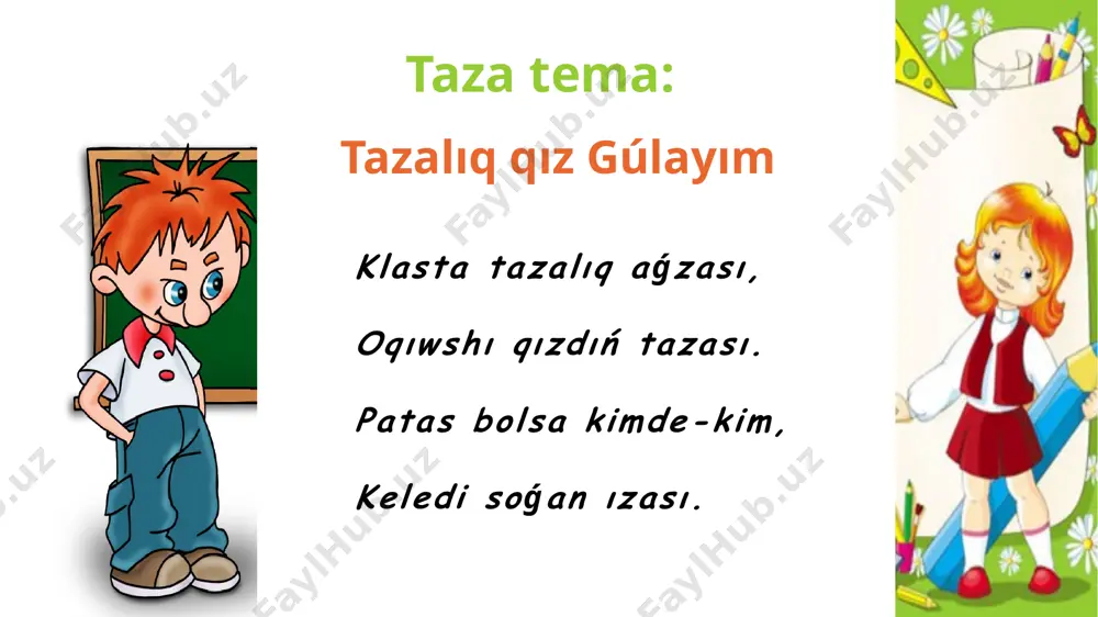 "tazalıq qız gúlayım" slayd-sabaǵı - Page 5