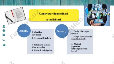 kompyuterlingvistikasiyo‘nalishlari — PPTX
